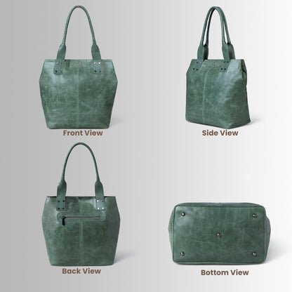 Aurora Leather Tote Bag for Women