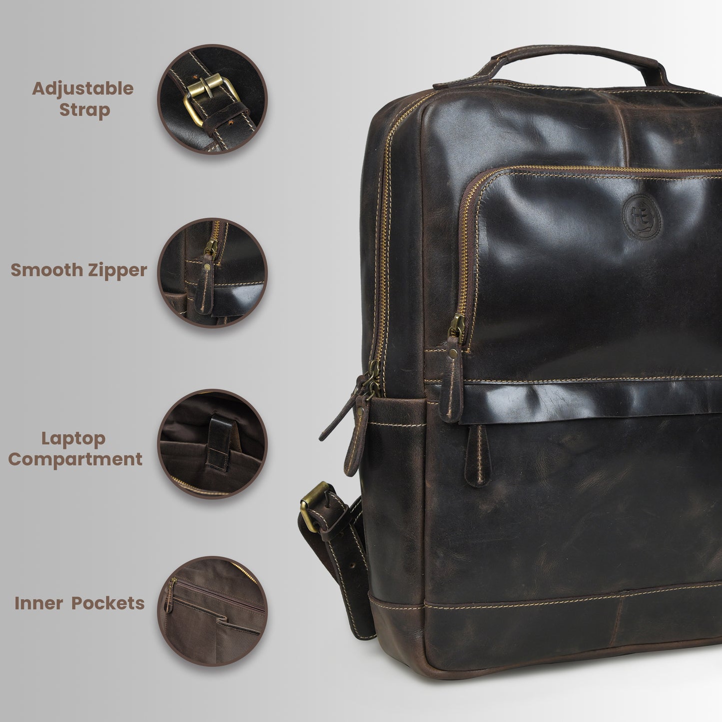 Daily Trek Backpack - Dark Brown
