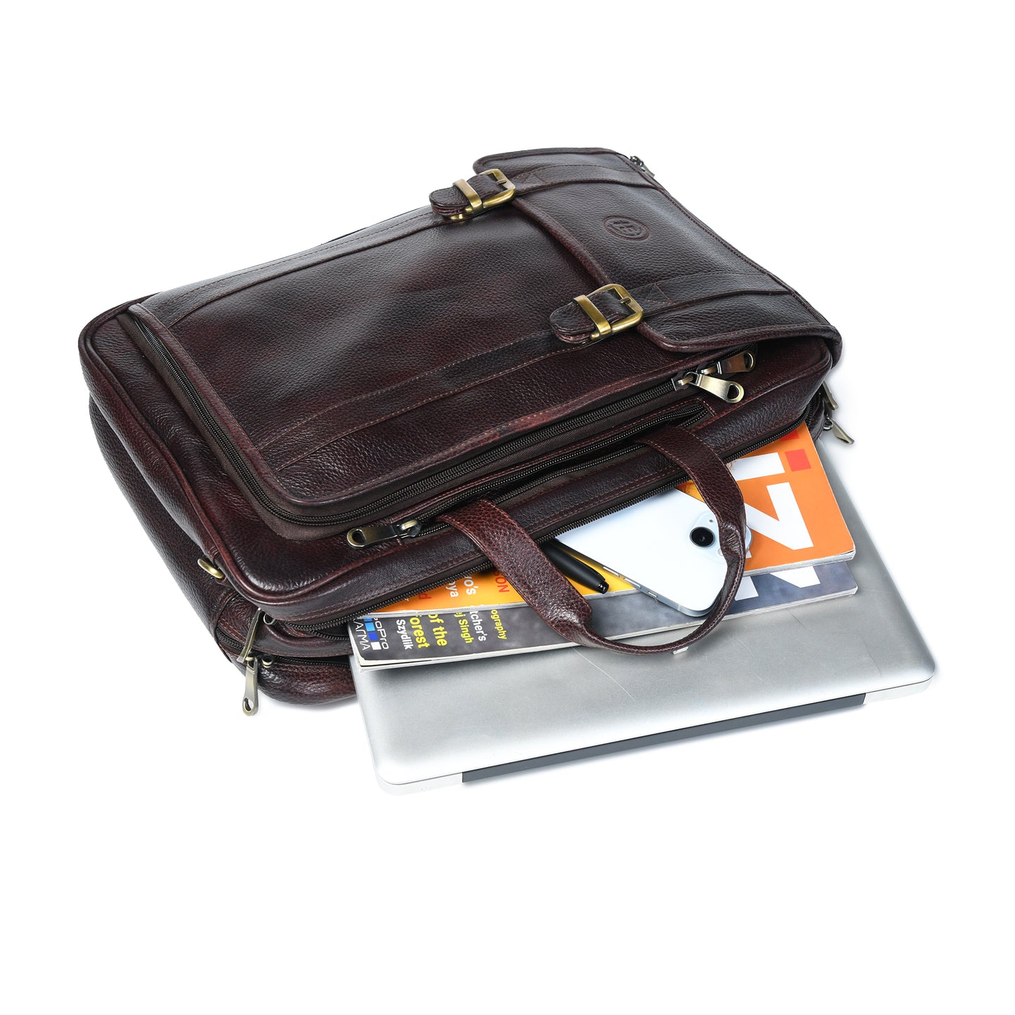 Workation Backpack | 2 in 1 Laptop bag - Maroon Red