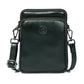 Forest Green Leather Sling Bag - front view, handcrafted buffalo leather | Hema Emporium