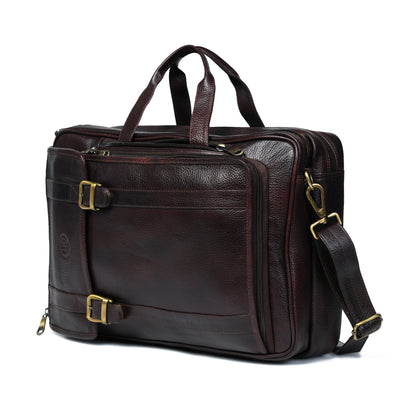 Workation Backpack | 2 in 1 Laptop bag - Maroon Red