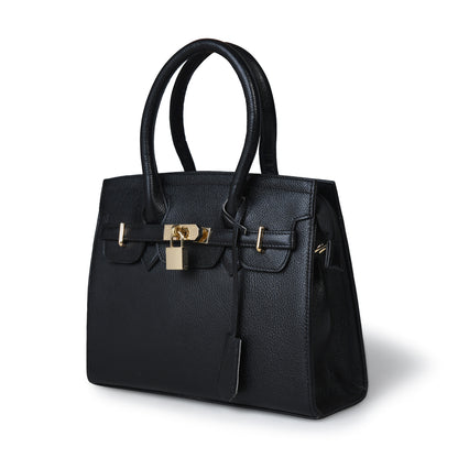 Scarlett Women's Pebbled Leather Satchel Bag