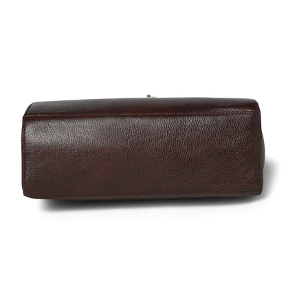 Scarlett Women's Pebbled Leather Satchel Bag
