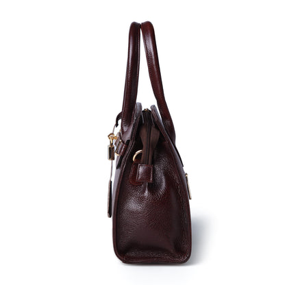 Scarlett Women's Pebbled Leather Satchel Bag