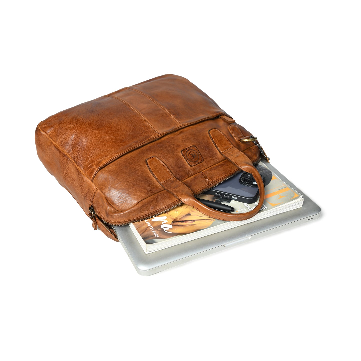 SaddleStone Executive Laptop Bag - Brown