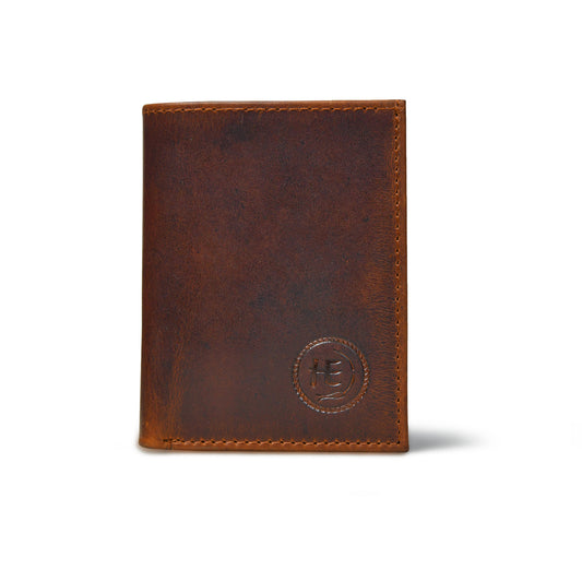 RustFold Leather Wallet - Tan Brown