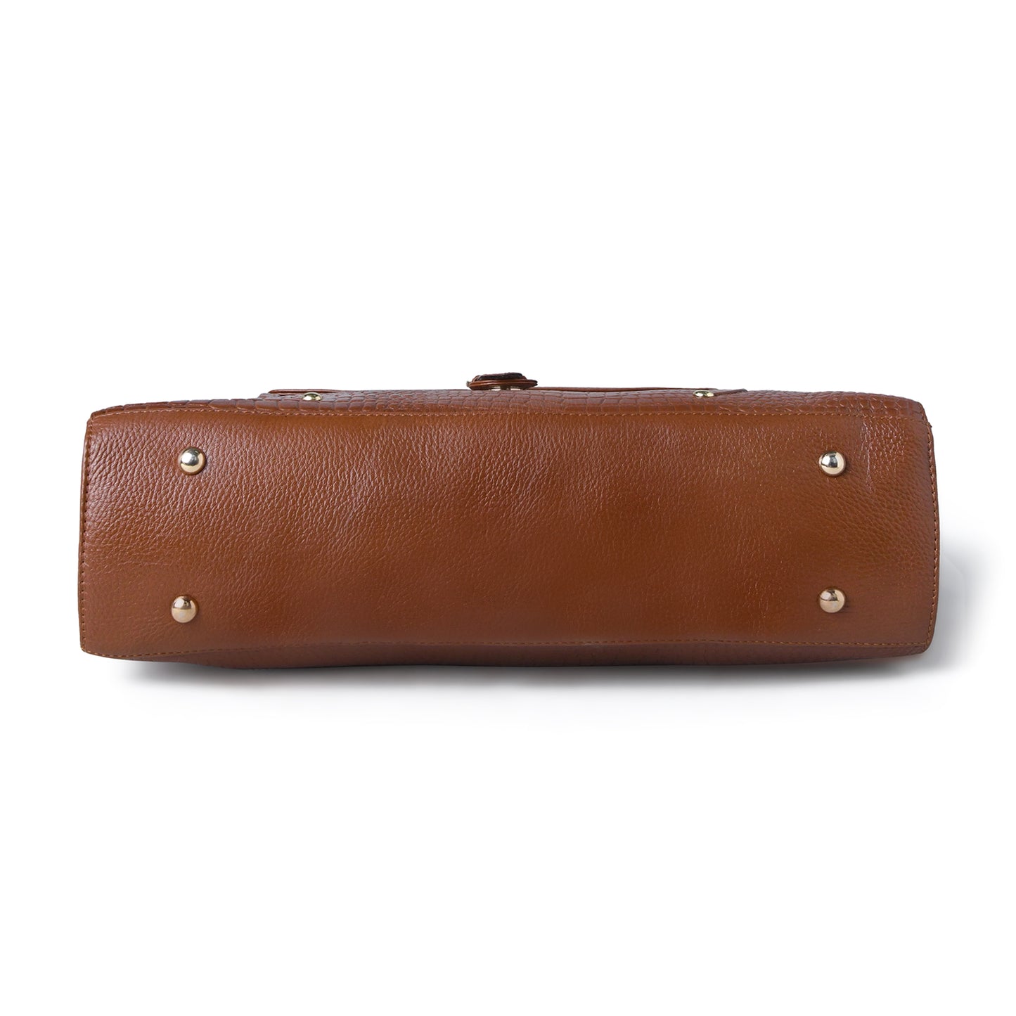 Vera Women's Crocodile Embossed Leather Work Bag