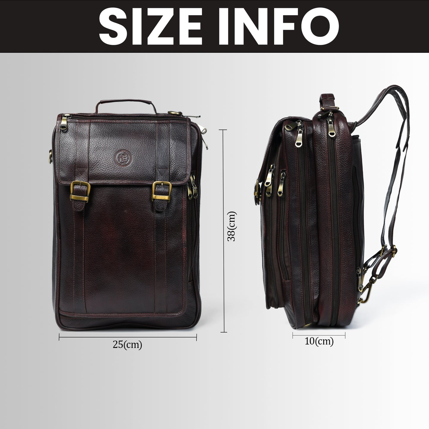 Workation Backpack | 2 in 1 Laptop bag - Maroon Red