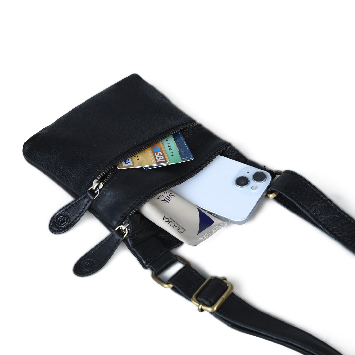 Verona Leather Mini Crossbody Bag