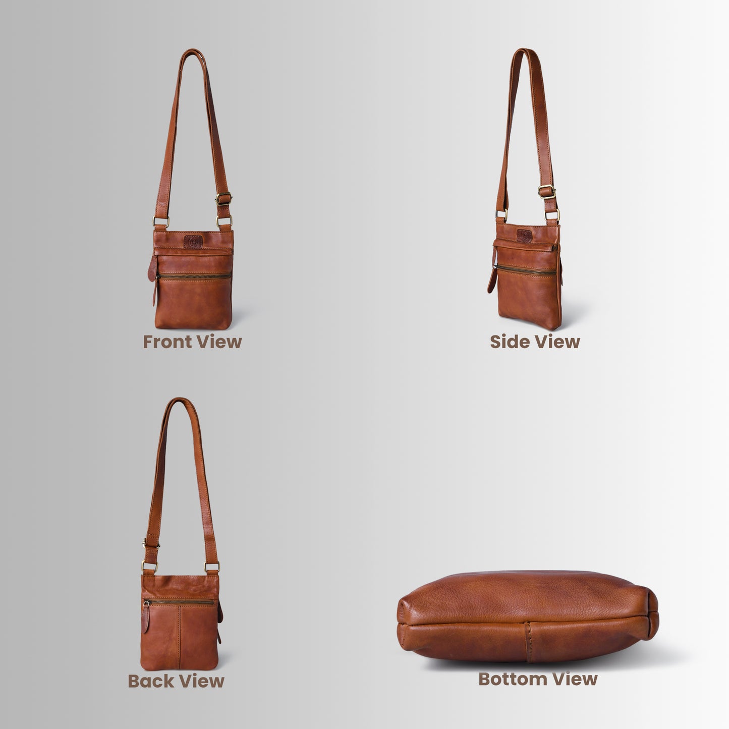 Verona Leather Mini Crossbody Bag