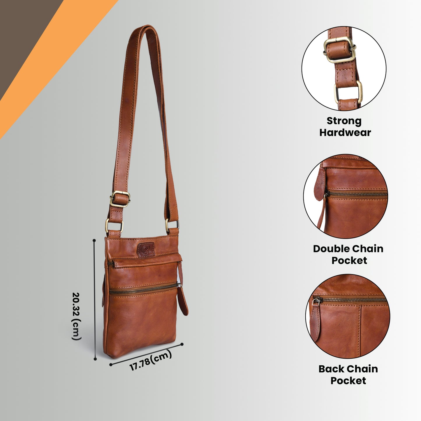 Verona Leather Mini Crossbody Bag