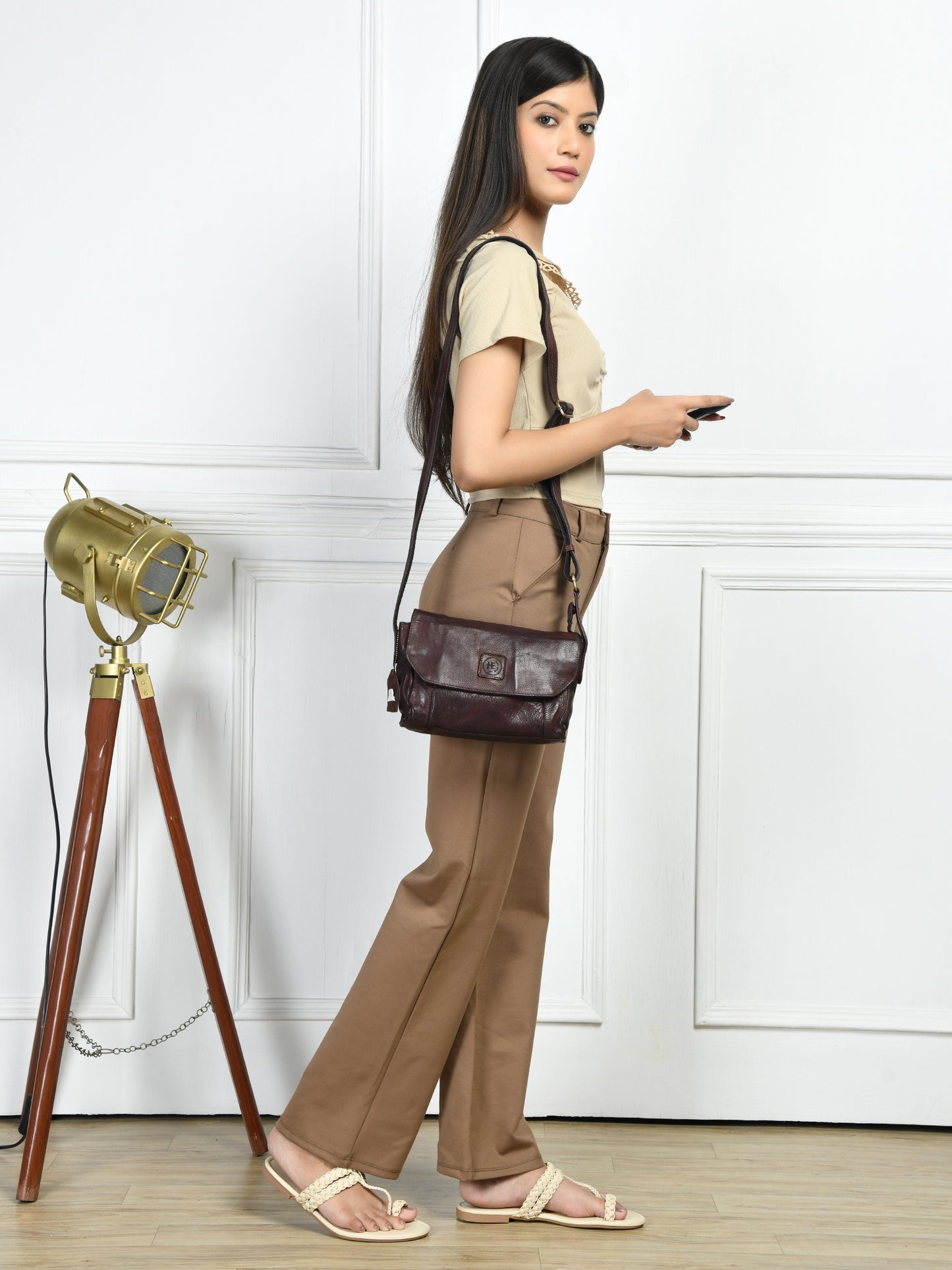 Classic Fold Style Bag - Dark Brown