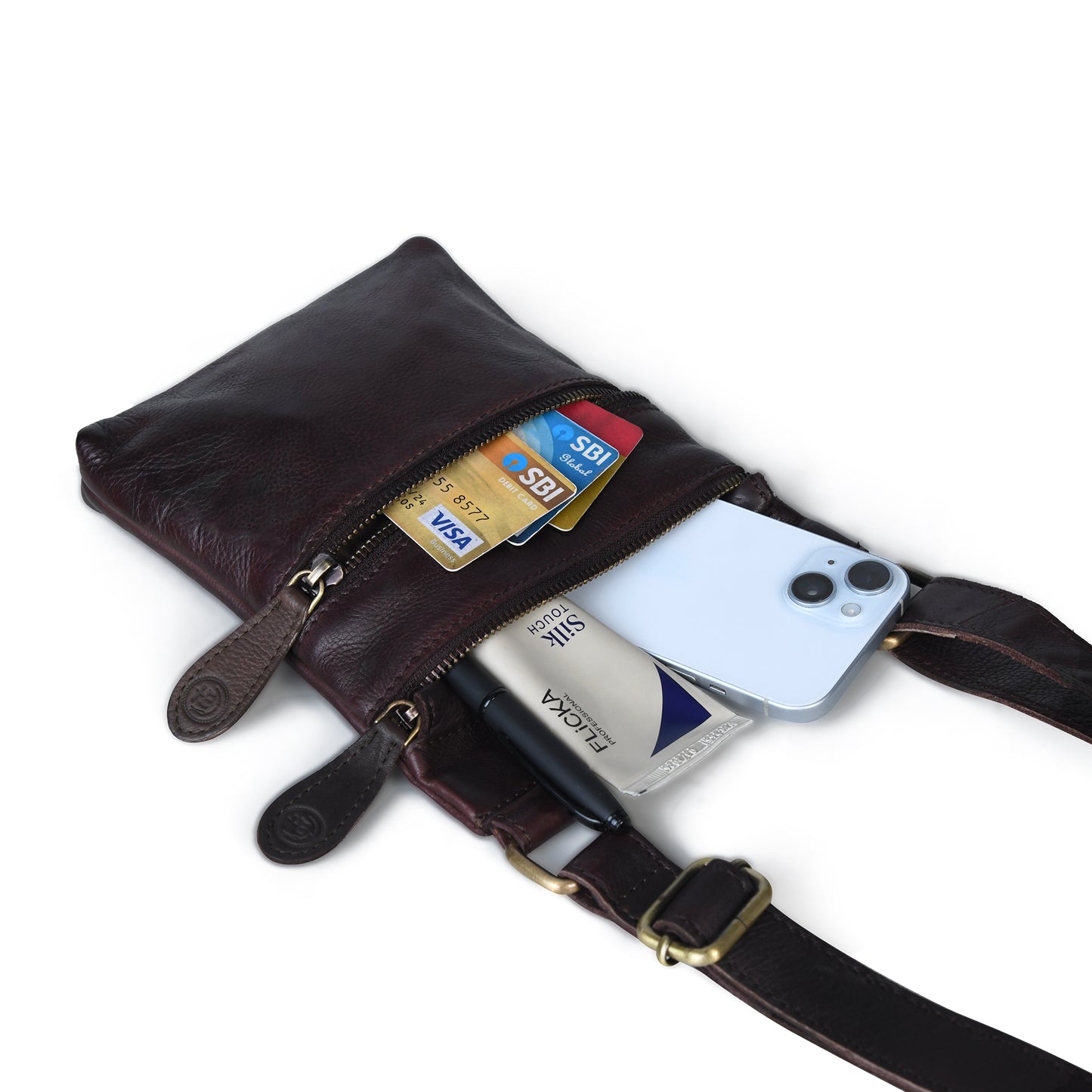 Verona Leather Mini Crossbody Bag