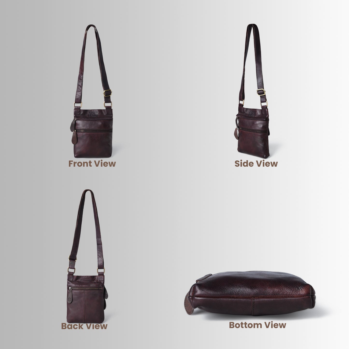 Verona Leather Mini Crossbody Bag
