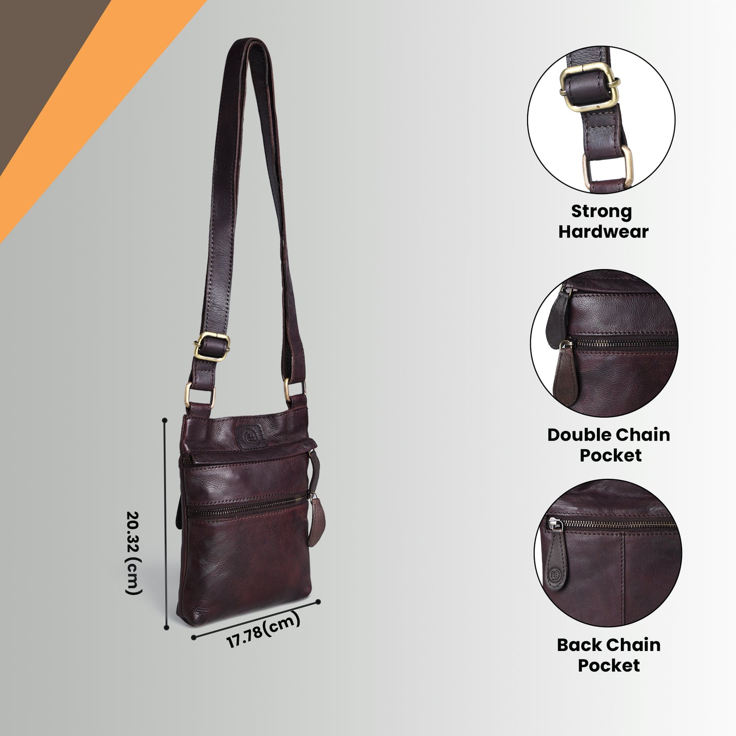 Verona Leather Mini Crossbody Bag