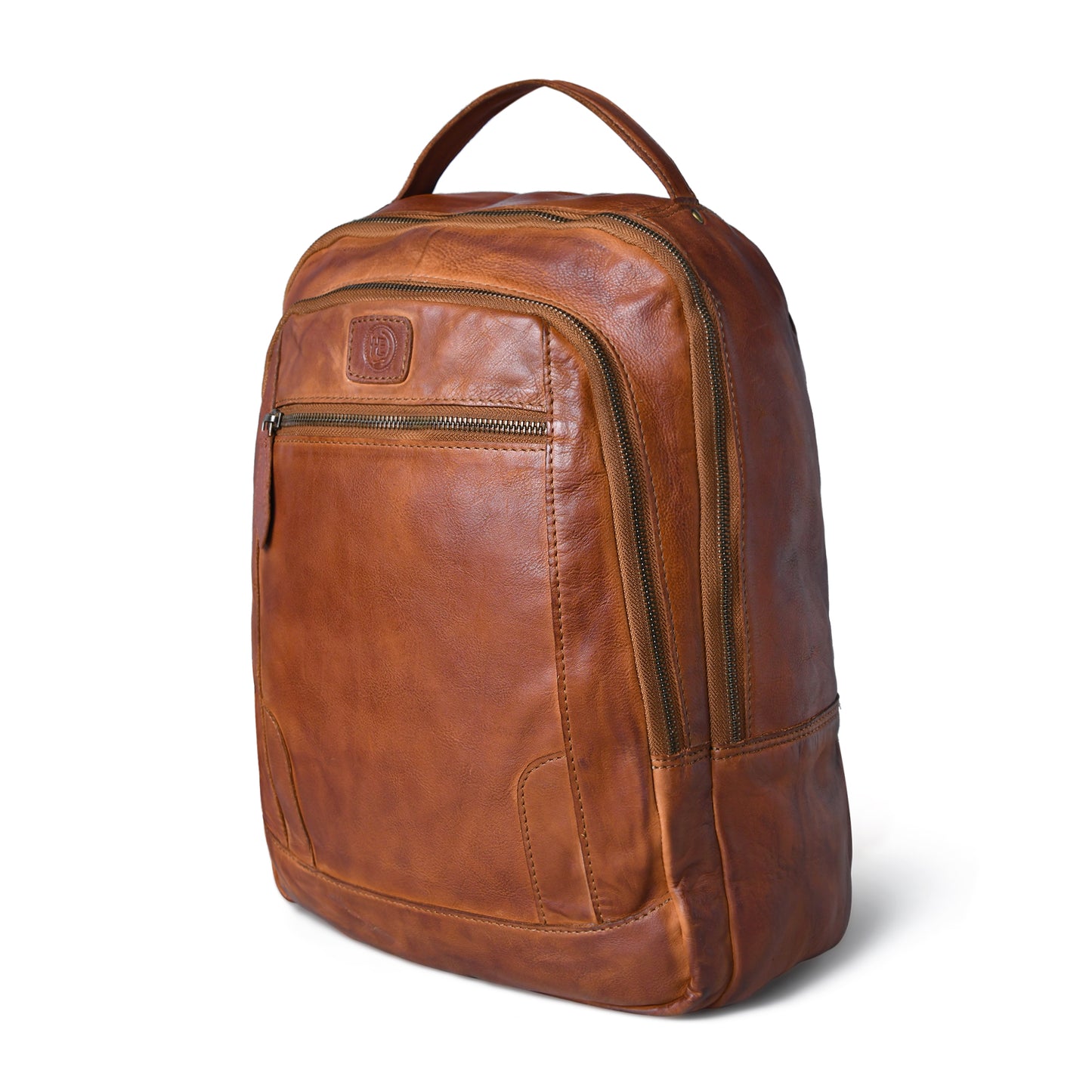 The Voyager - Leather Laptop Backpack for Men