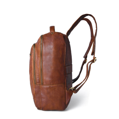 The Voyager - Leather Laptop Backpack for Men