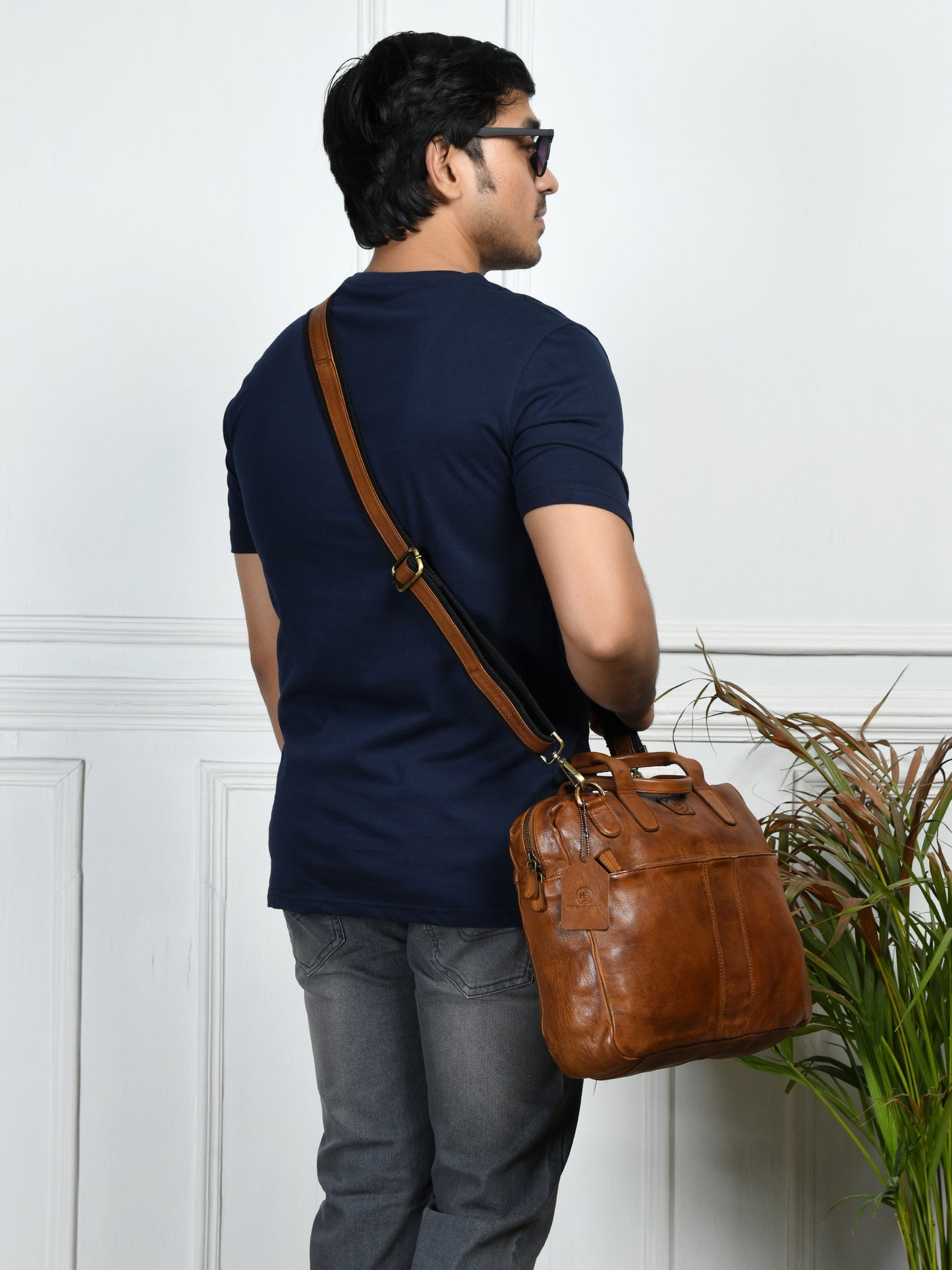 SaddleStone Executive Laptop Bag - Brown