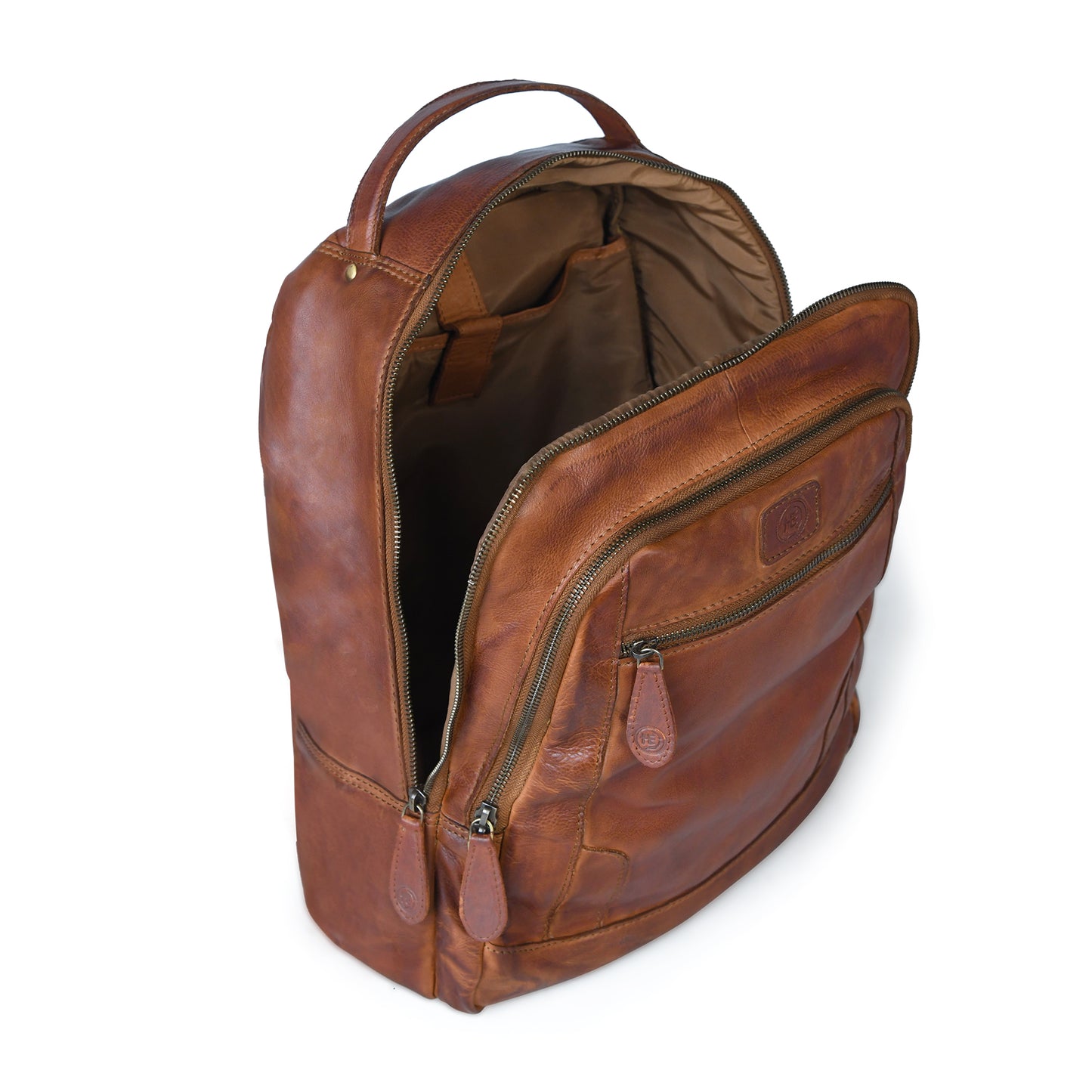 The Voyager - Leather Laptop Backpack for Men