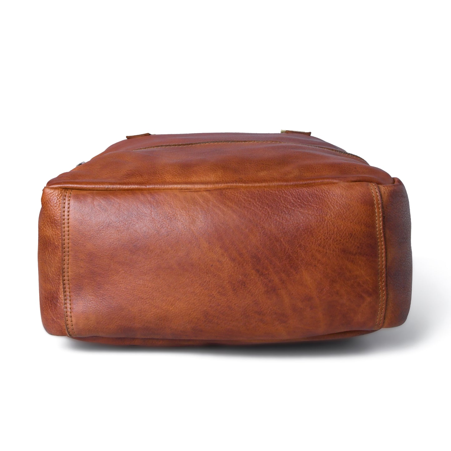 The Marlowe - Leather Backpack with Gold Buckle Straps