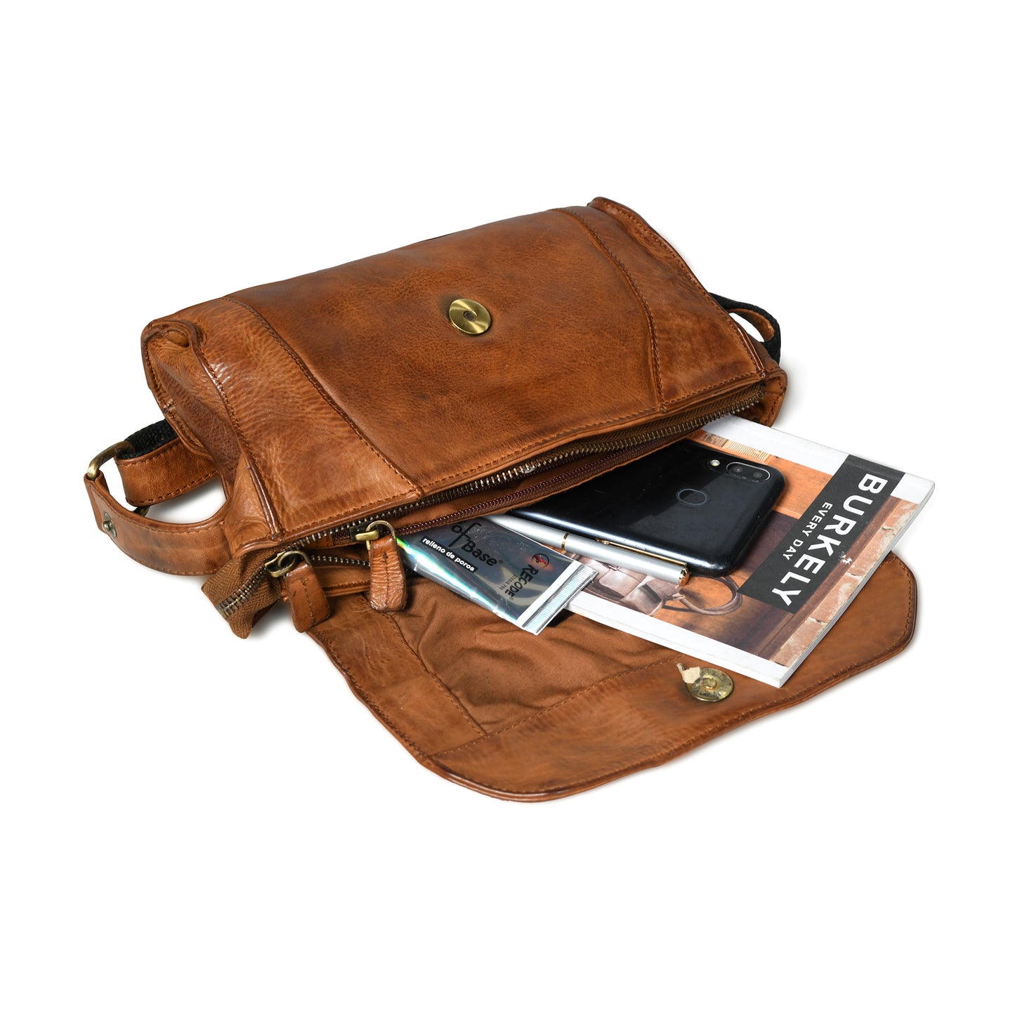 Classic Fold Style Bag - Brown