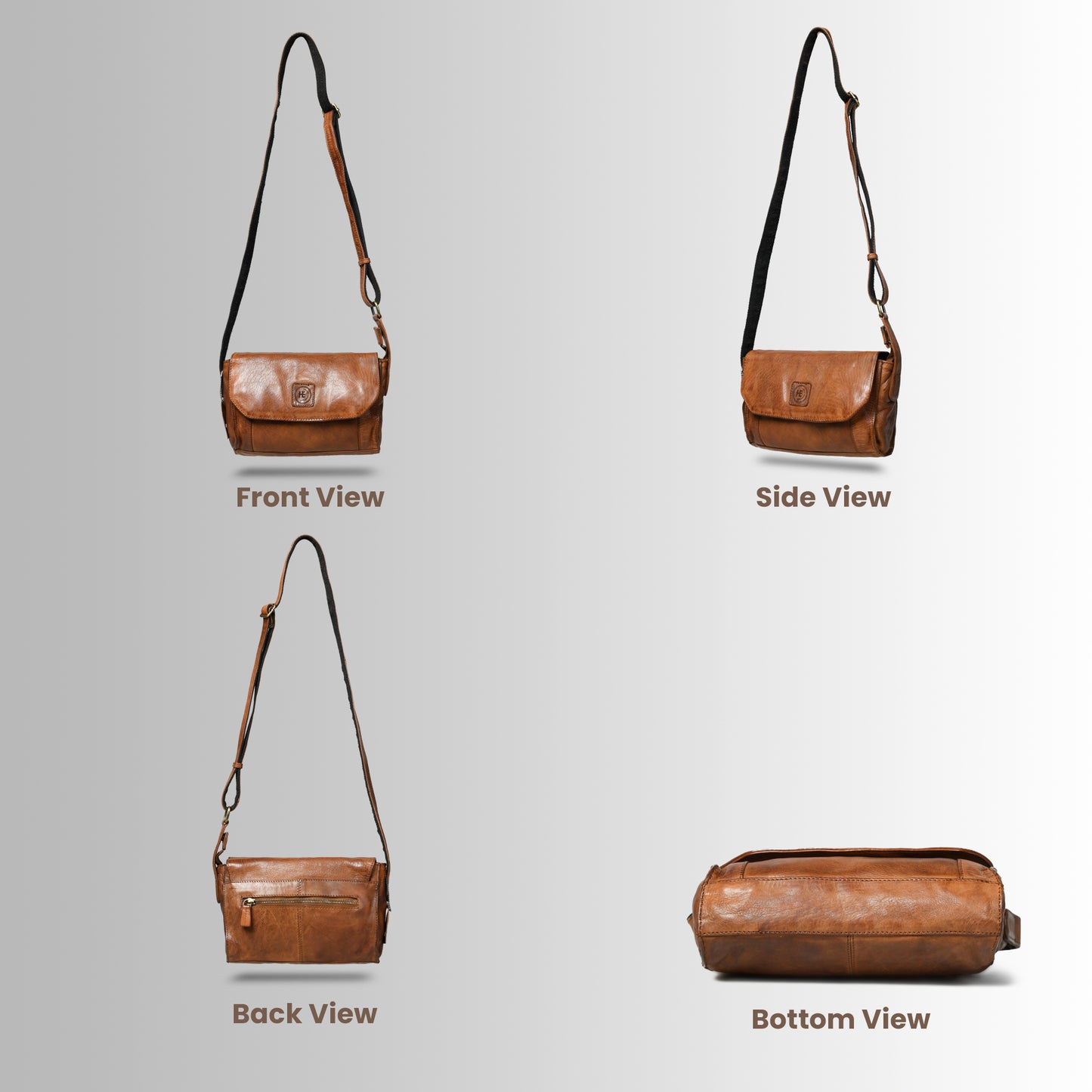 Classic Fold Style Bag - Brown