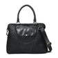 Handwoven Leather Tote Bag for Women with Trolley Sleeve