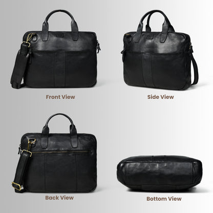 SaddleStone Executive Laptop Bag - Black