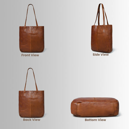 Urban Leather Tote Bag for Women