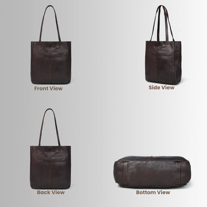Urban Leather Tote Bag for Women