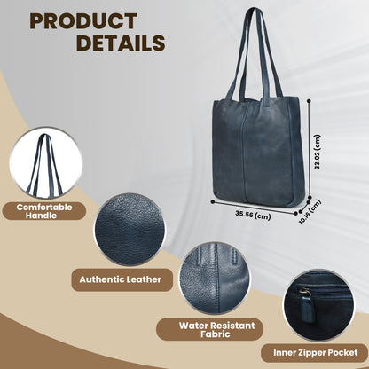 Urban Leather Tote Bag for Women