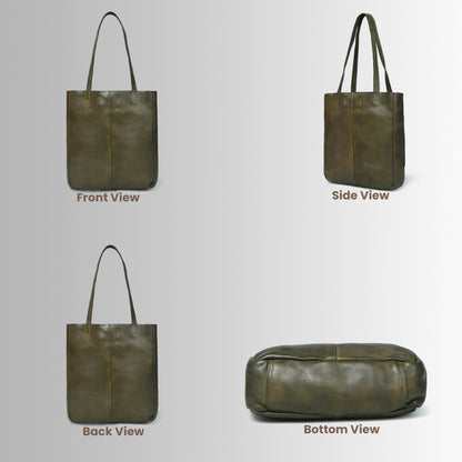 Urban Leather Tote Bag for Women