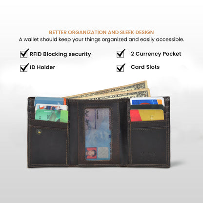 SecureFold Gentleman’s Wallet - Black
