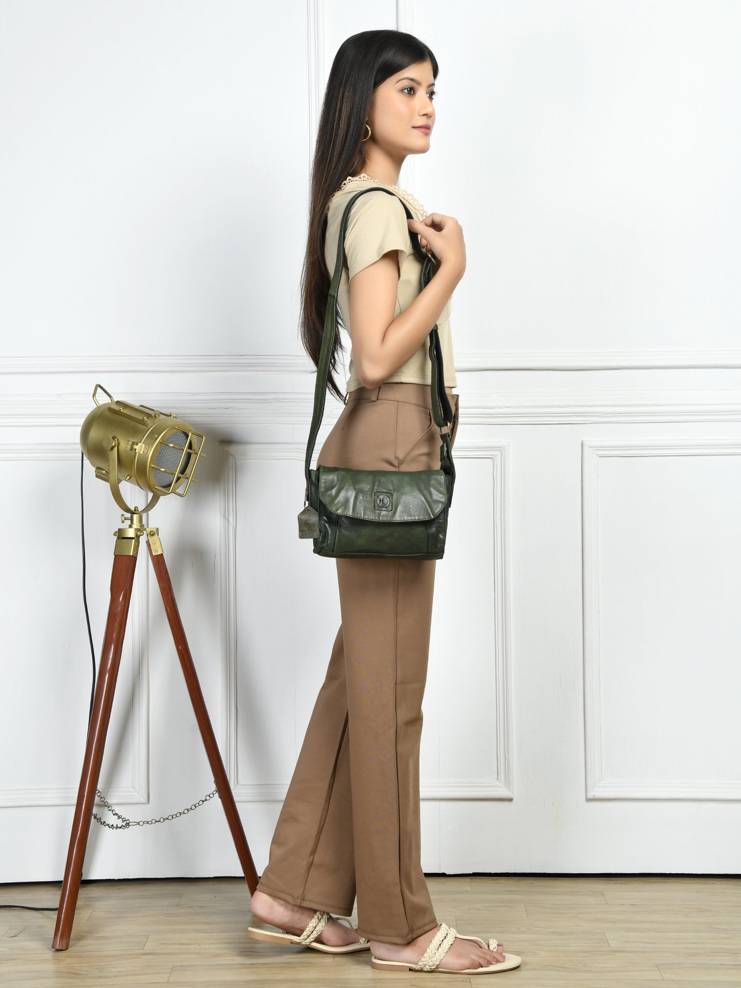 Classic Fold Style Bag - Olive Green