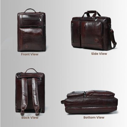 The Bexley - Convertible Briefcase Backpack for Men