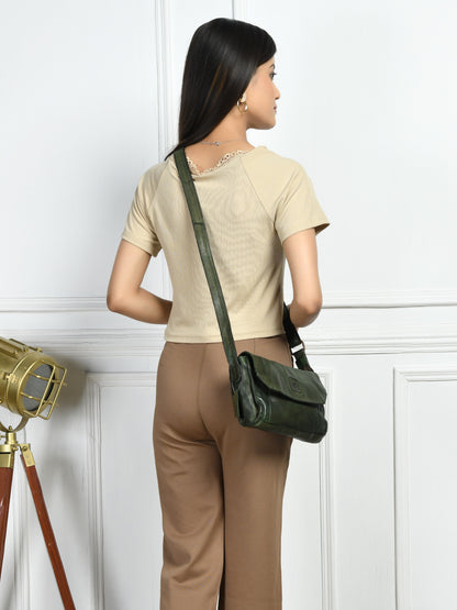 Classic Fold Style Bag - Olive Green