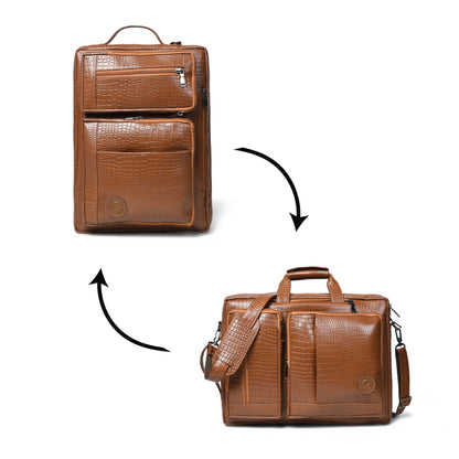 The Bexley - Convertible Briefcase Backpack for Men