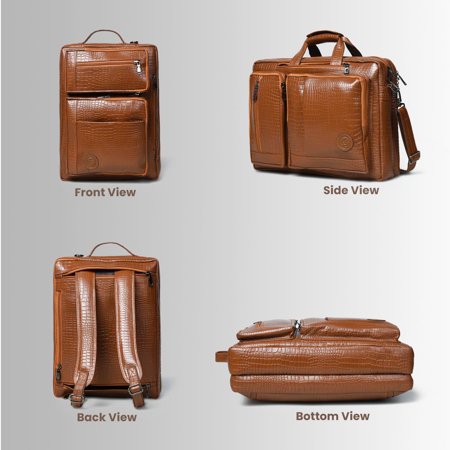 The Bexley - Convertible Briefcase Backpack for Men