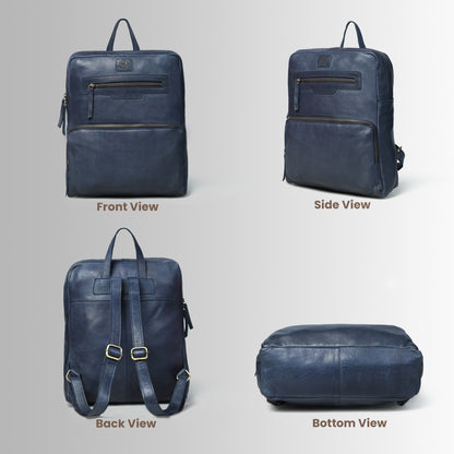 The Ashford - Minimalist Leather Backpack for Men