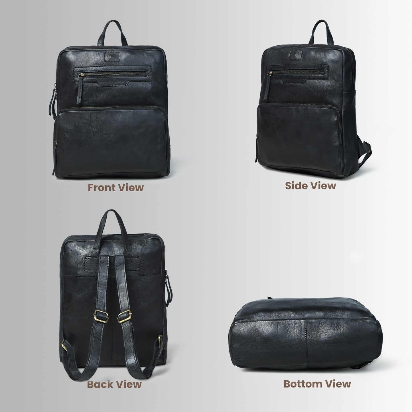 The Ashford - Minimalist Leather Backpack for Men