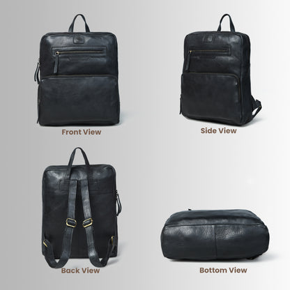 The Ashford - Minimalist Leather Backpack for Men