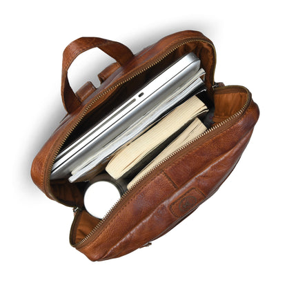 The Ashford - Minimalist Leather Backpack for Men