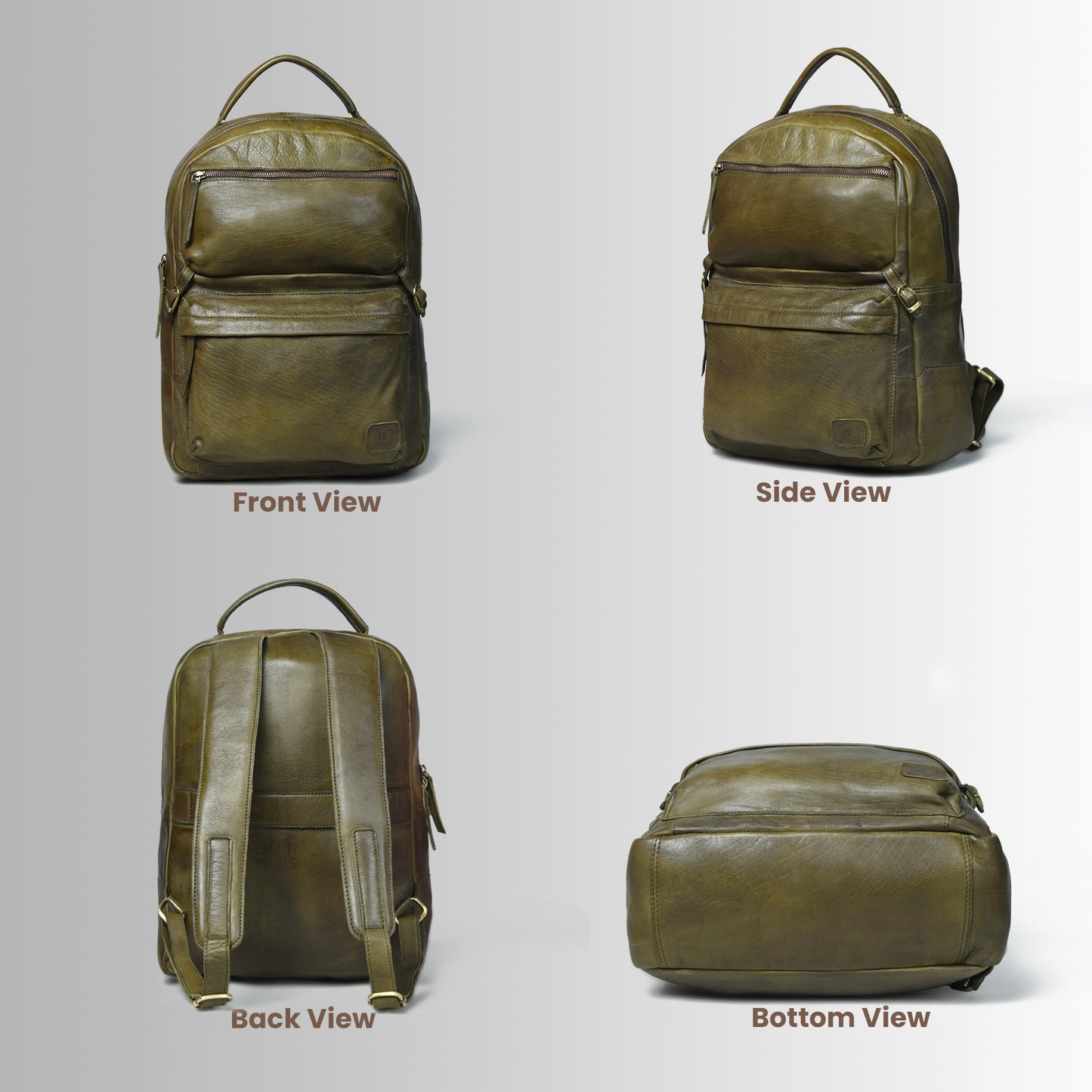 The Winslow - Vintage Style Leather Backpack