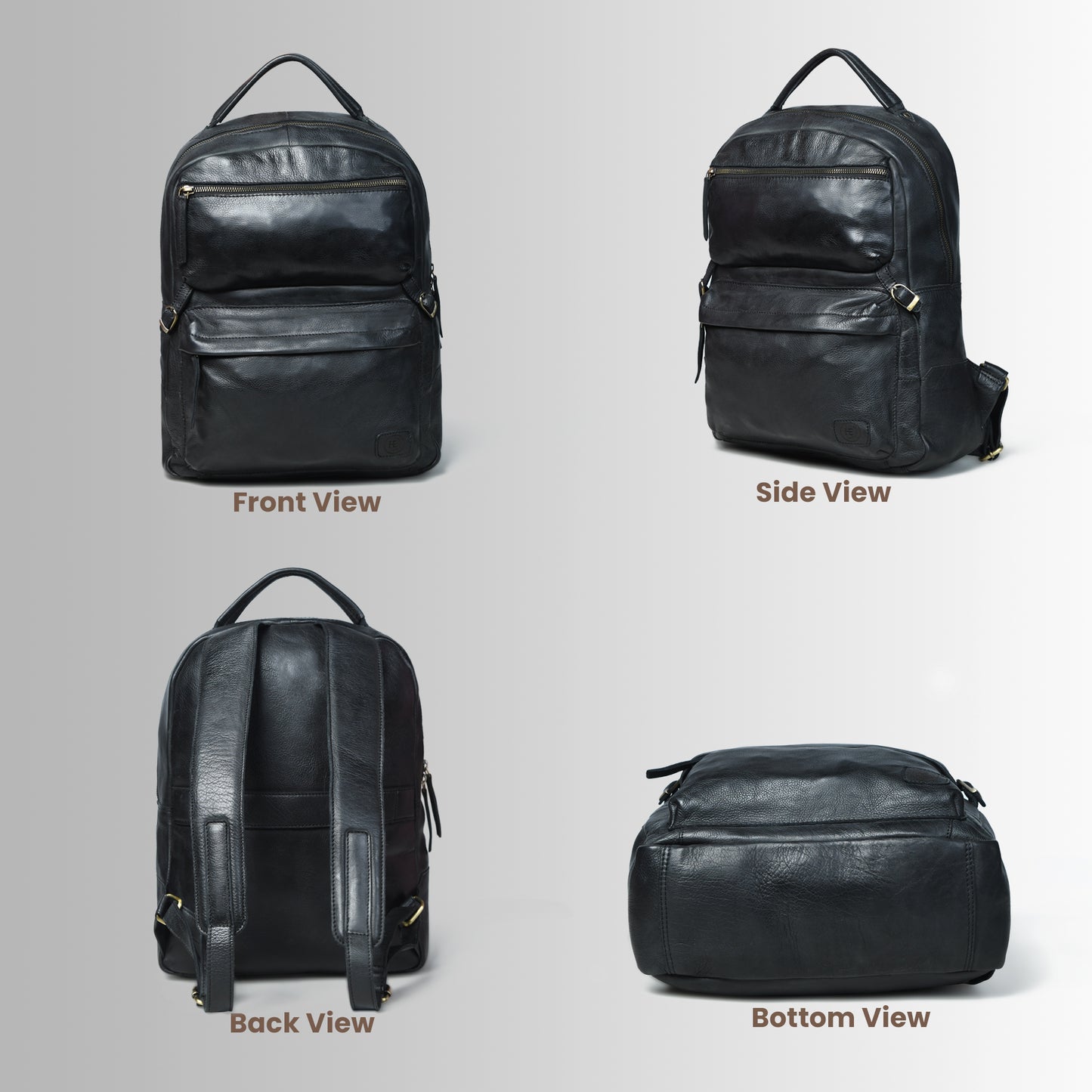 The Winslow - Vintage Style Leather Backpack