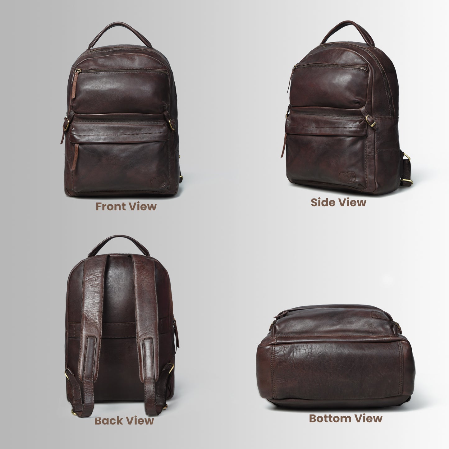The Winslow - Vintage Style Leather Backpack