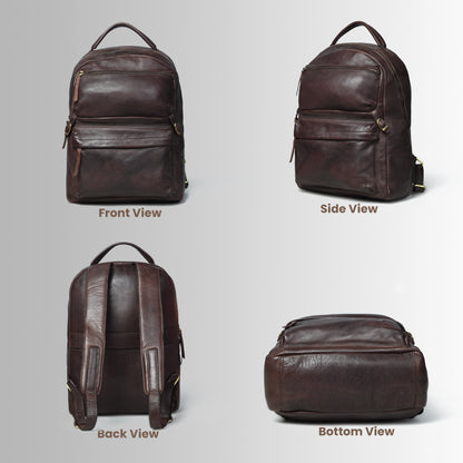 The Winslow - Vintage Style Leather Backpack
