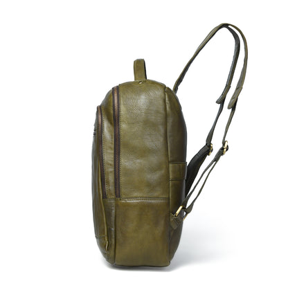 The Voyager - Leather Laptop Backpack for Men