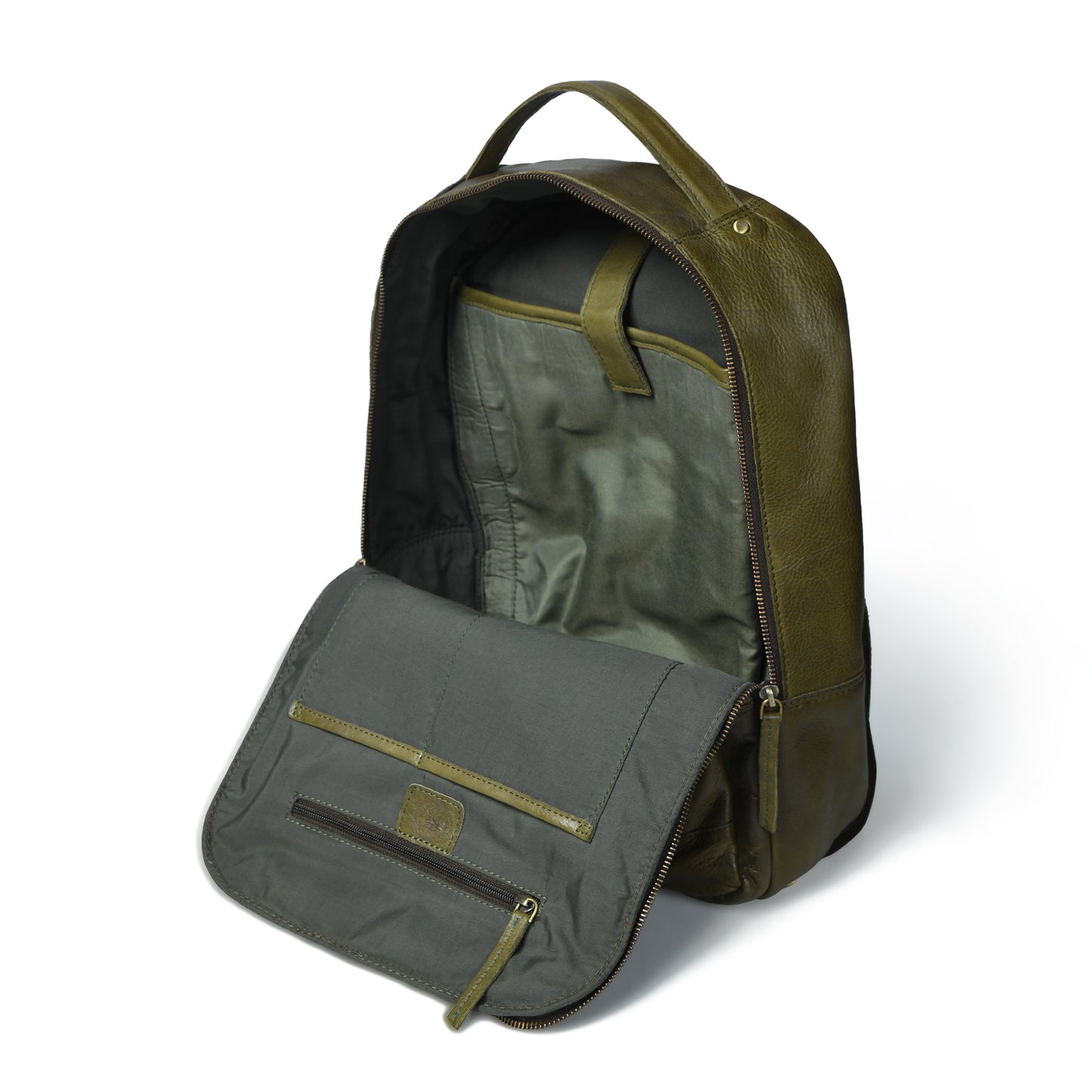 The Voyager - Leather Laptop Backpack for Men