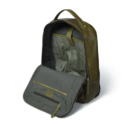 The Voyager - Leather Laptop Backpack for Men