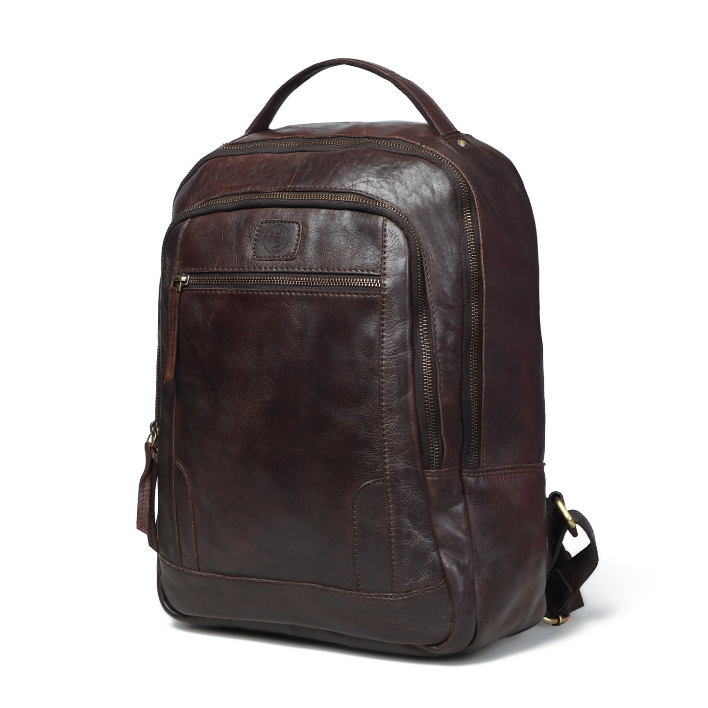 The Voyager - Leather Laptop Backpack for Men